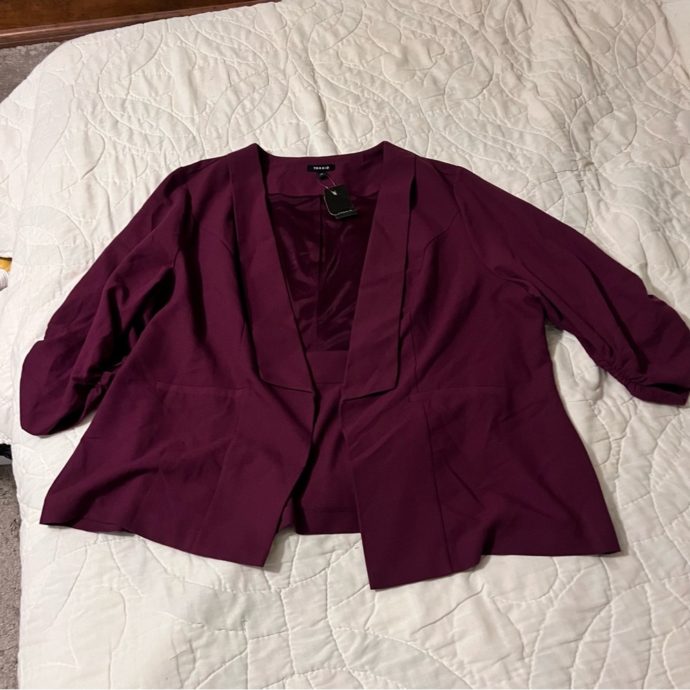 Torrid Deep Purple Women's Blazer